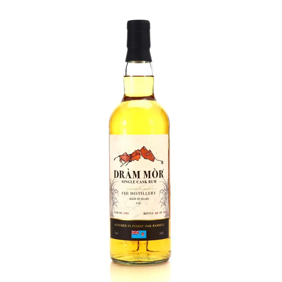 Bottle of Dràm Mòr South Pacific Single Cask Rum 2004