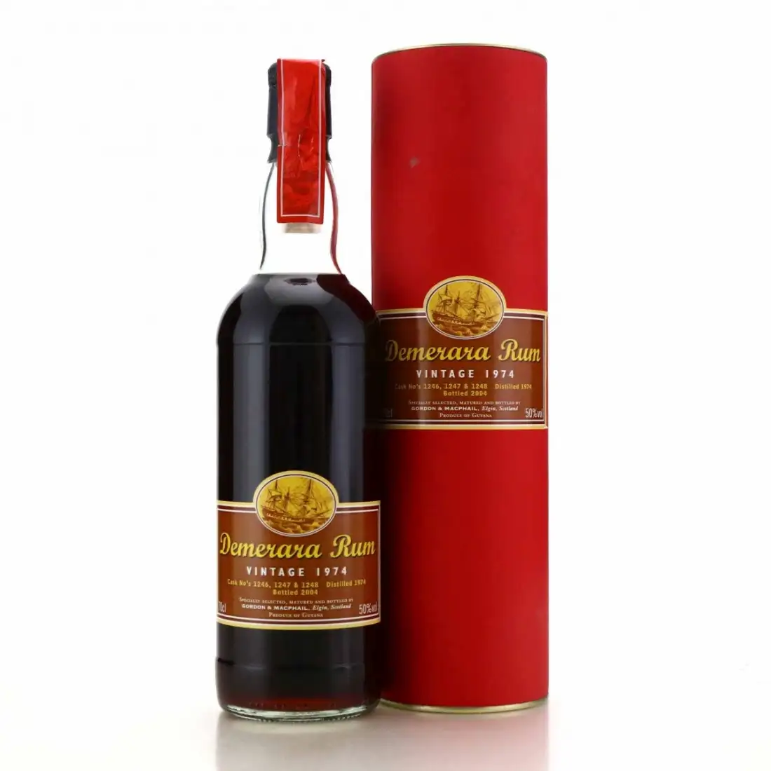 Bottle of Gordon & MacPhail Demerara Rum 1974