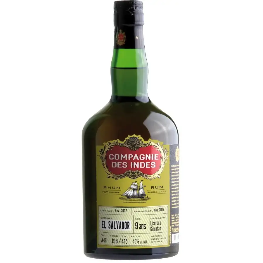 Bottle of CDI Licorera Cihuatán El Salvador 2007