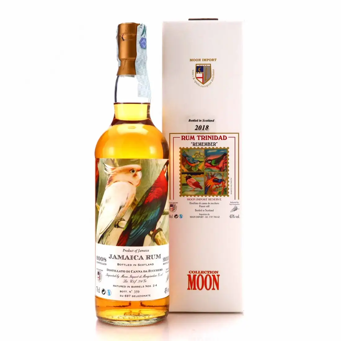 Bottle of Moon Import Hampden & Monymusk Jamaica Rum 2008