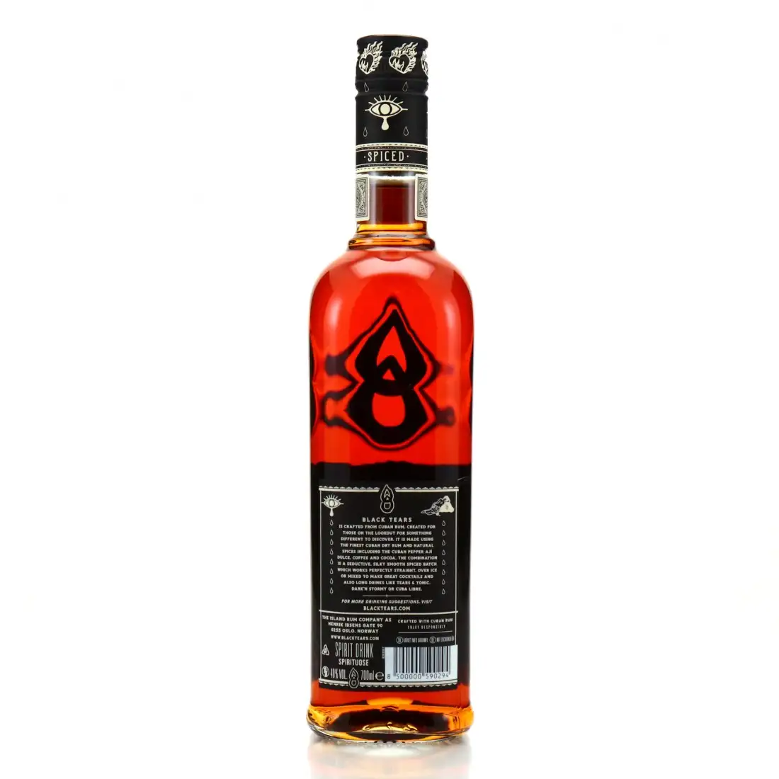 High resolution image of The Island Rum Company Paraíso Black Tears Dry Spiced