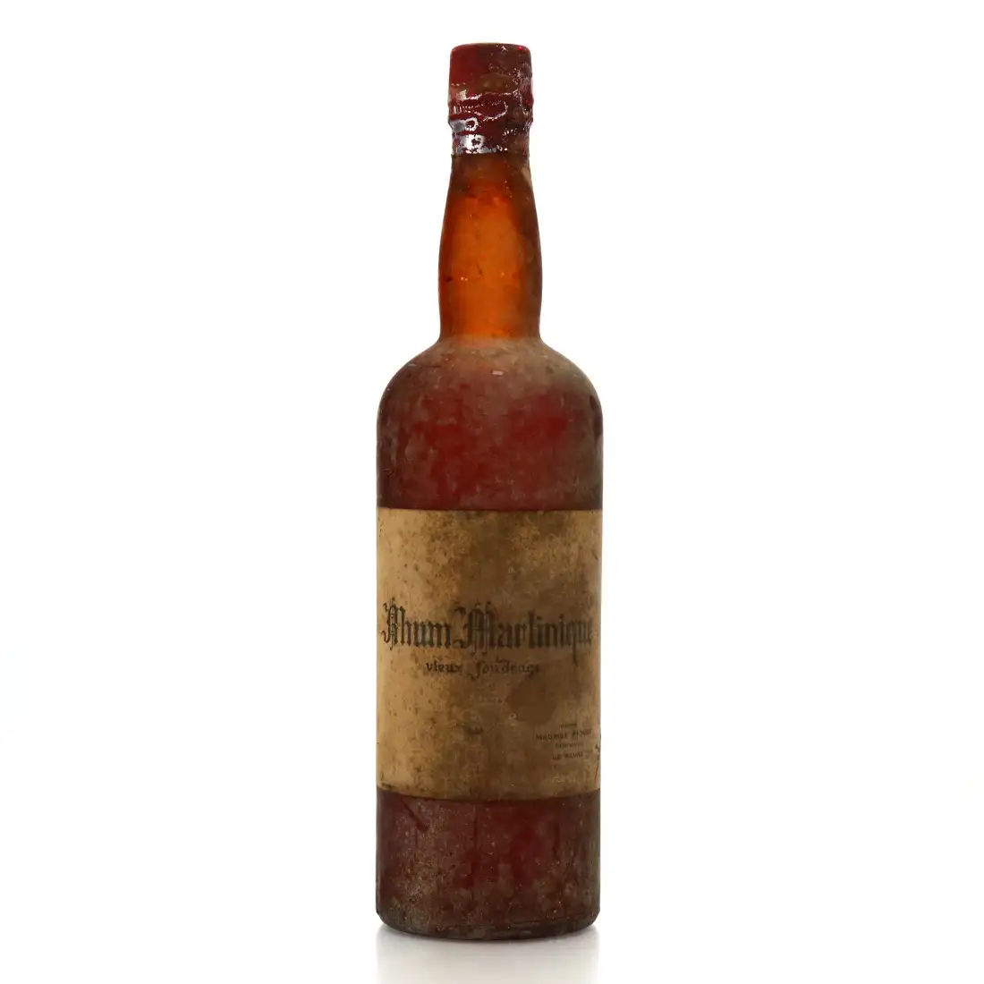 Bottle of Maison Maurice Piquet Vieux Foudrage Rhum 1950s