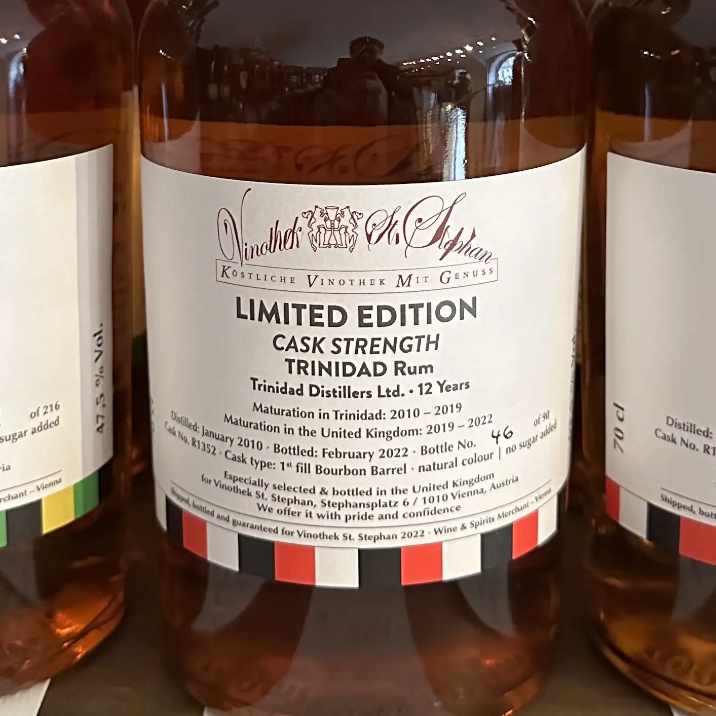 Bottle of Vinothek St. Stephan T.D.L Cask Strength Füllung 2010