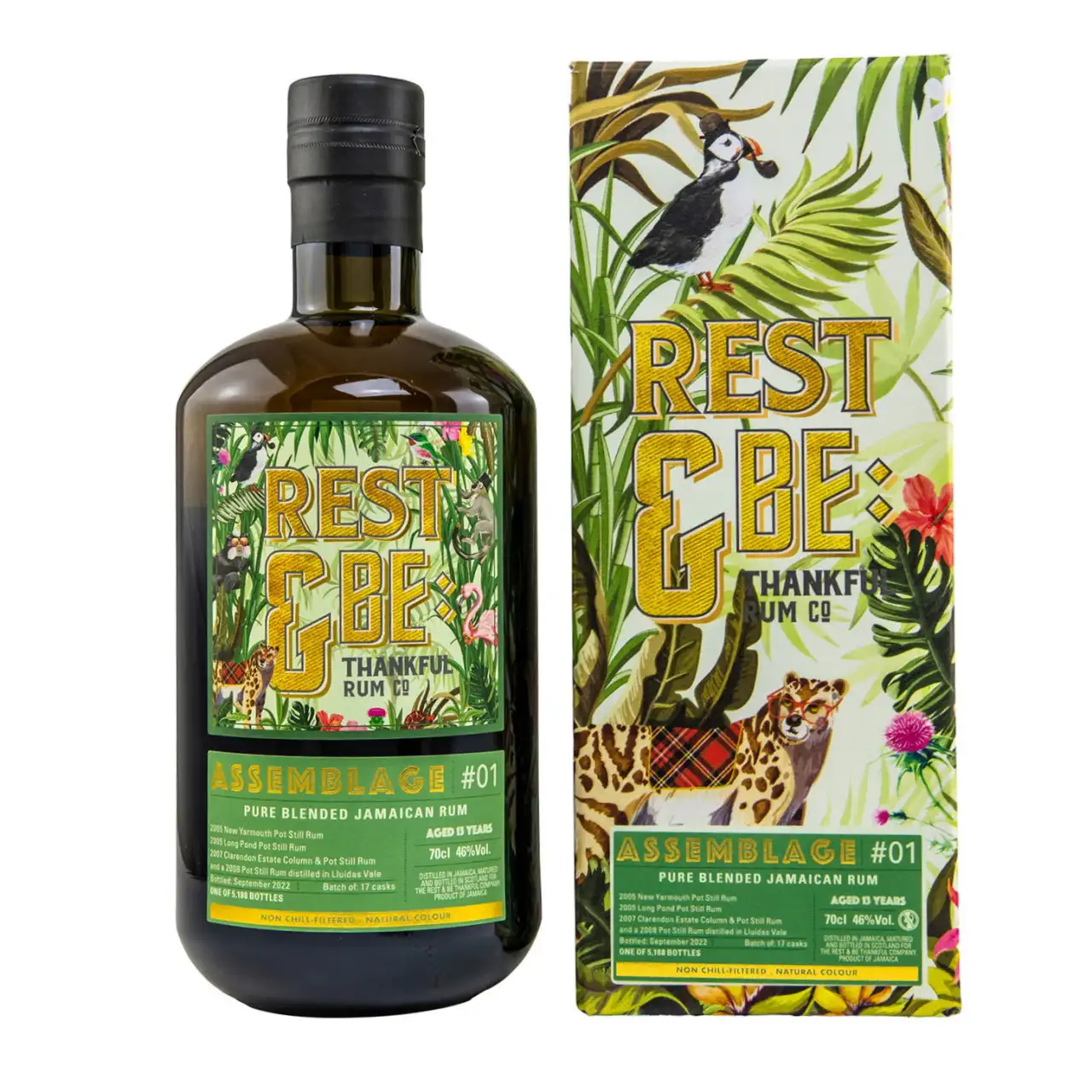 Bottle of Rest & Be Thankful Assemblage #01