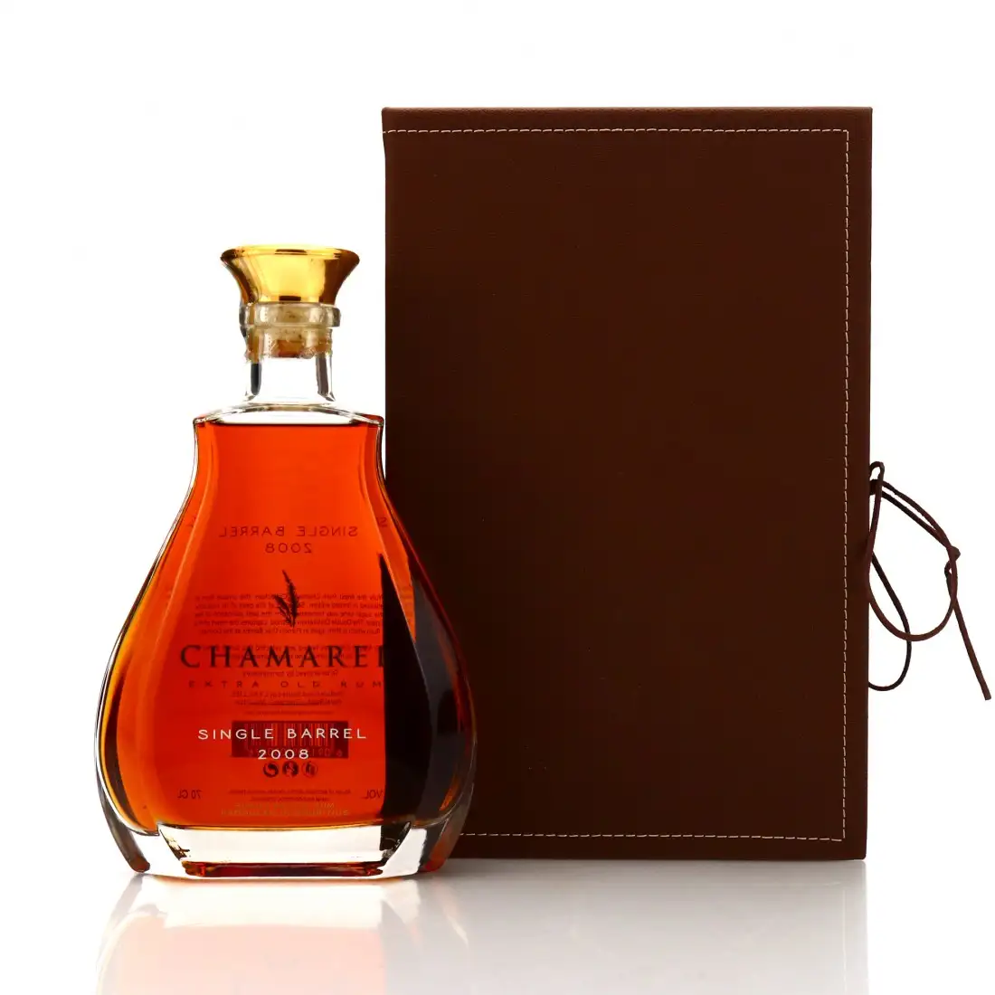 Bottle of Chamarel Single Barrel 2008