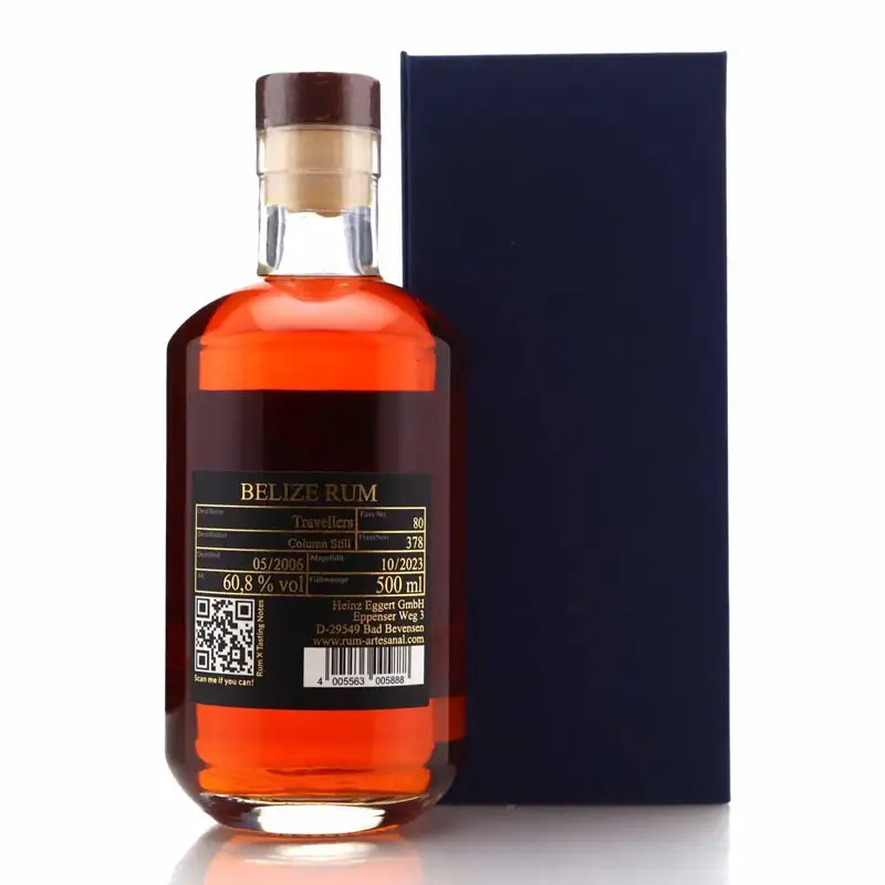 High resolution image of Travellers RA Belize Rum 2006