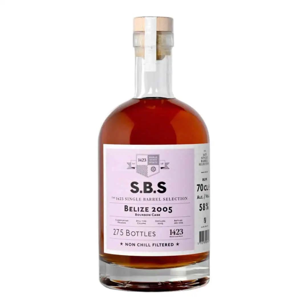 Bottle of Travellers S.B.S Belize 2005