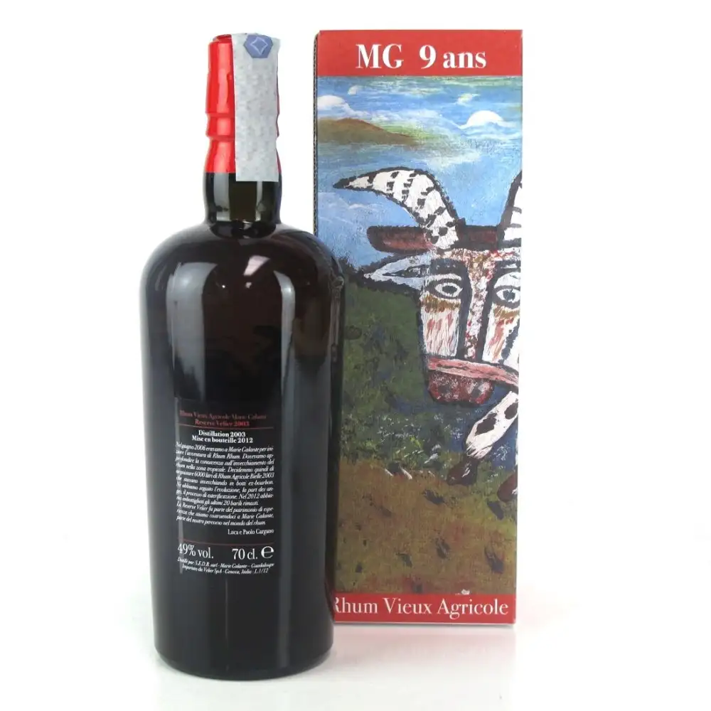 Hochauflösendes Bild von Velier Bielle MG Rhum Vieux Agricole 2003