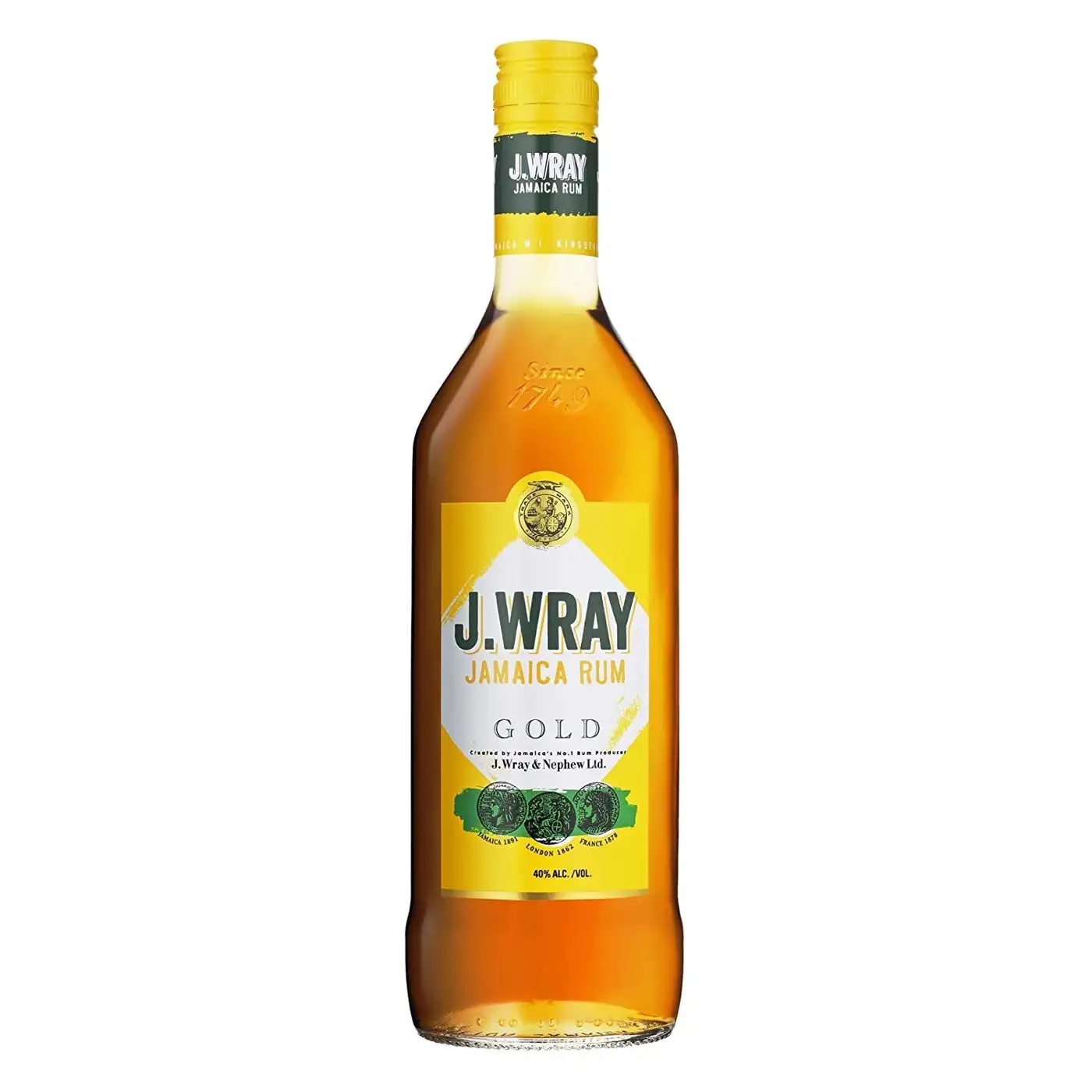 Bottle of J. Wray & Nephew LTD. Appleton Gold