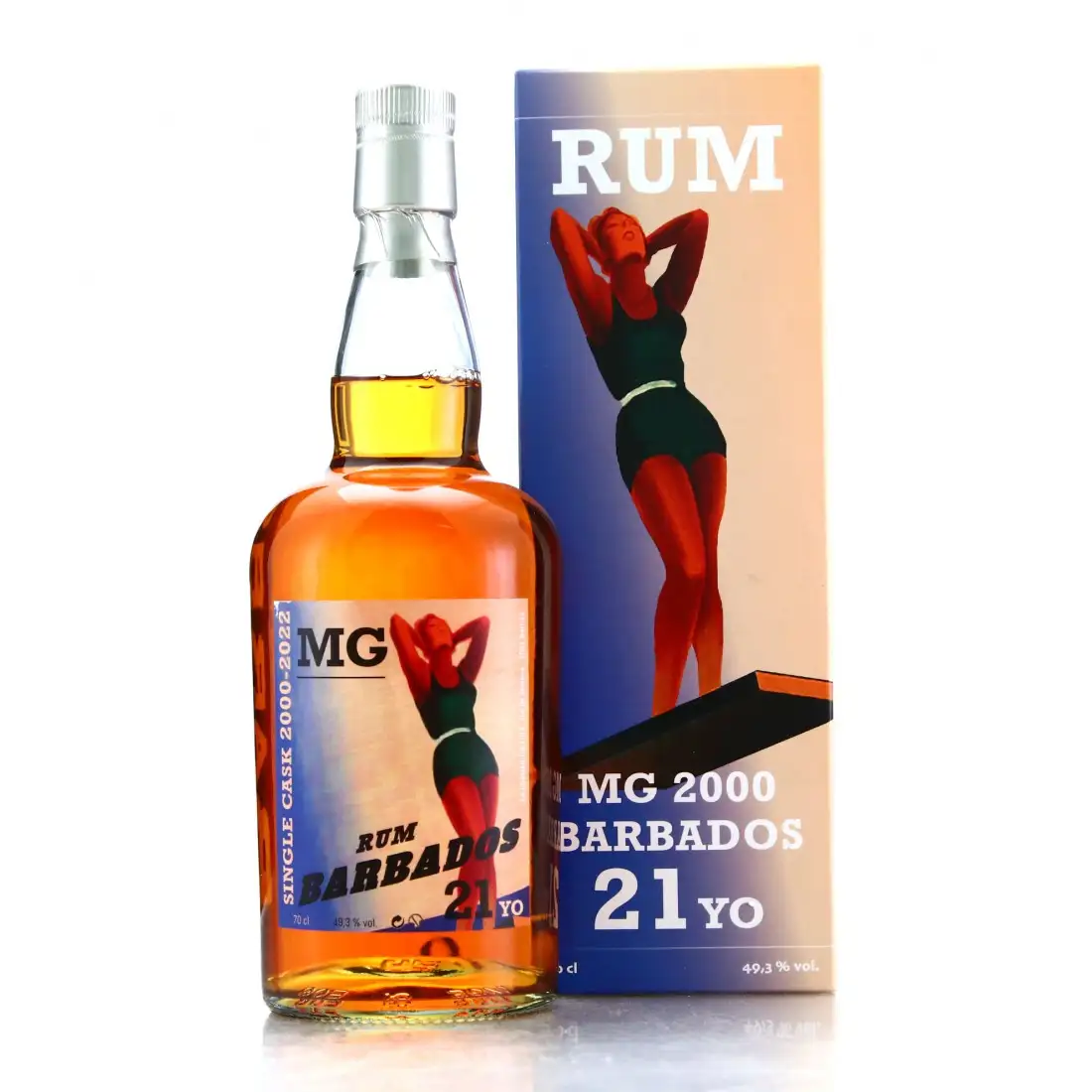 Bottle of Corman Collins Mount Gay MG Rum Barbados (The Auld Alliance) 2000