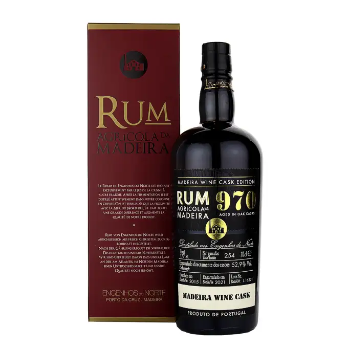 Bottle of Engenhos do Norte 970 Madeira Wine Cask 2015