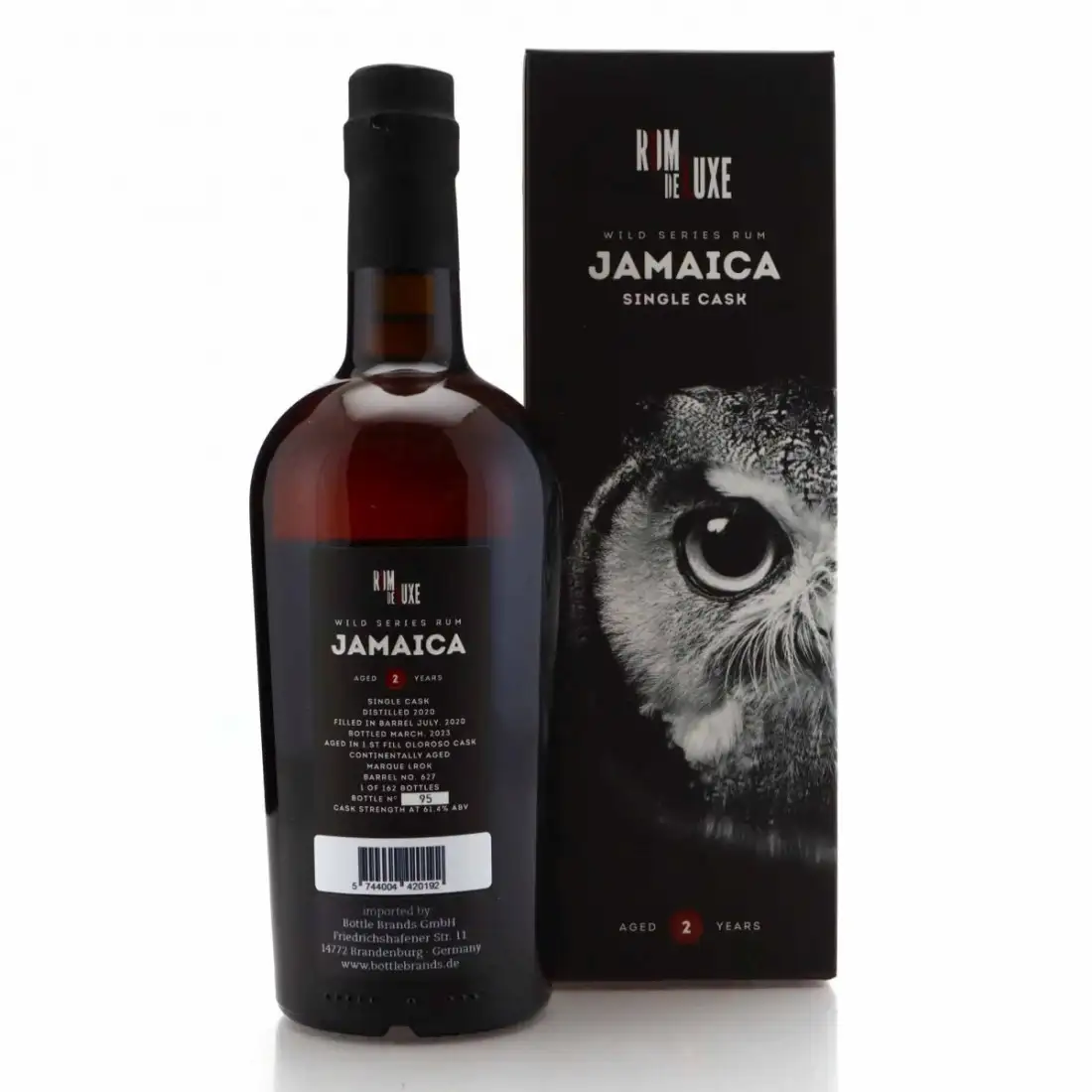 High resolution image of Romdeluxe Hampden Wild Series Rum Jamaica No. 44 LROK 2020