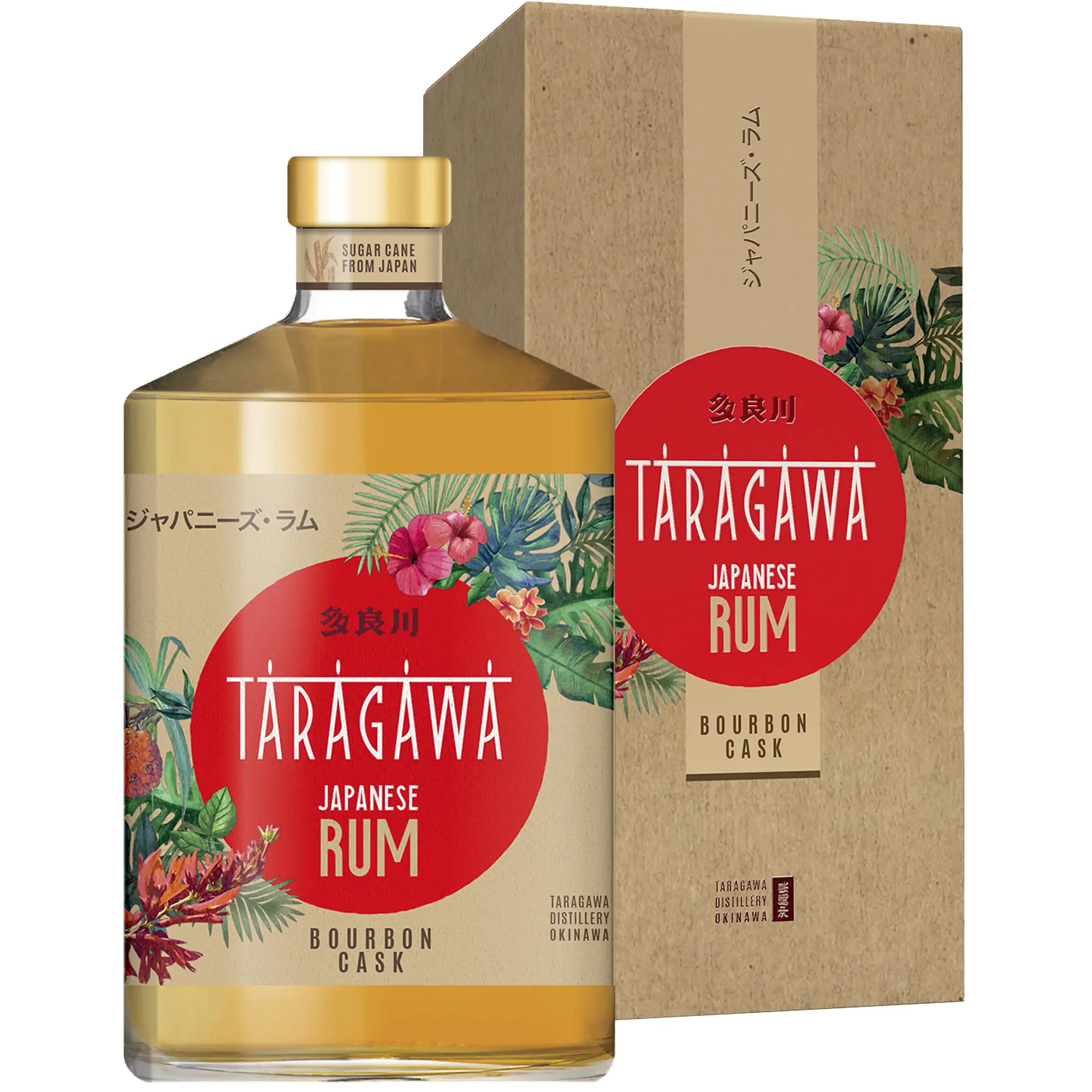 Bottle of Taragawa Distillery  Japanese Rum Bourbon Cask