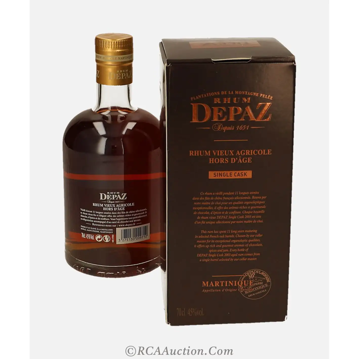 High resolution image of Depaz Single Cask 2003