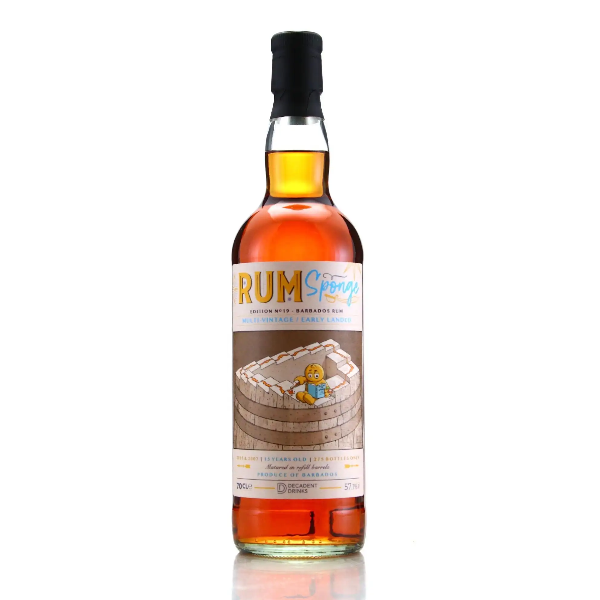 Bottle of Foursquare Rum Sponge No. 19 (2005 & 2007)