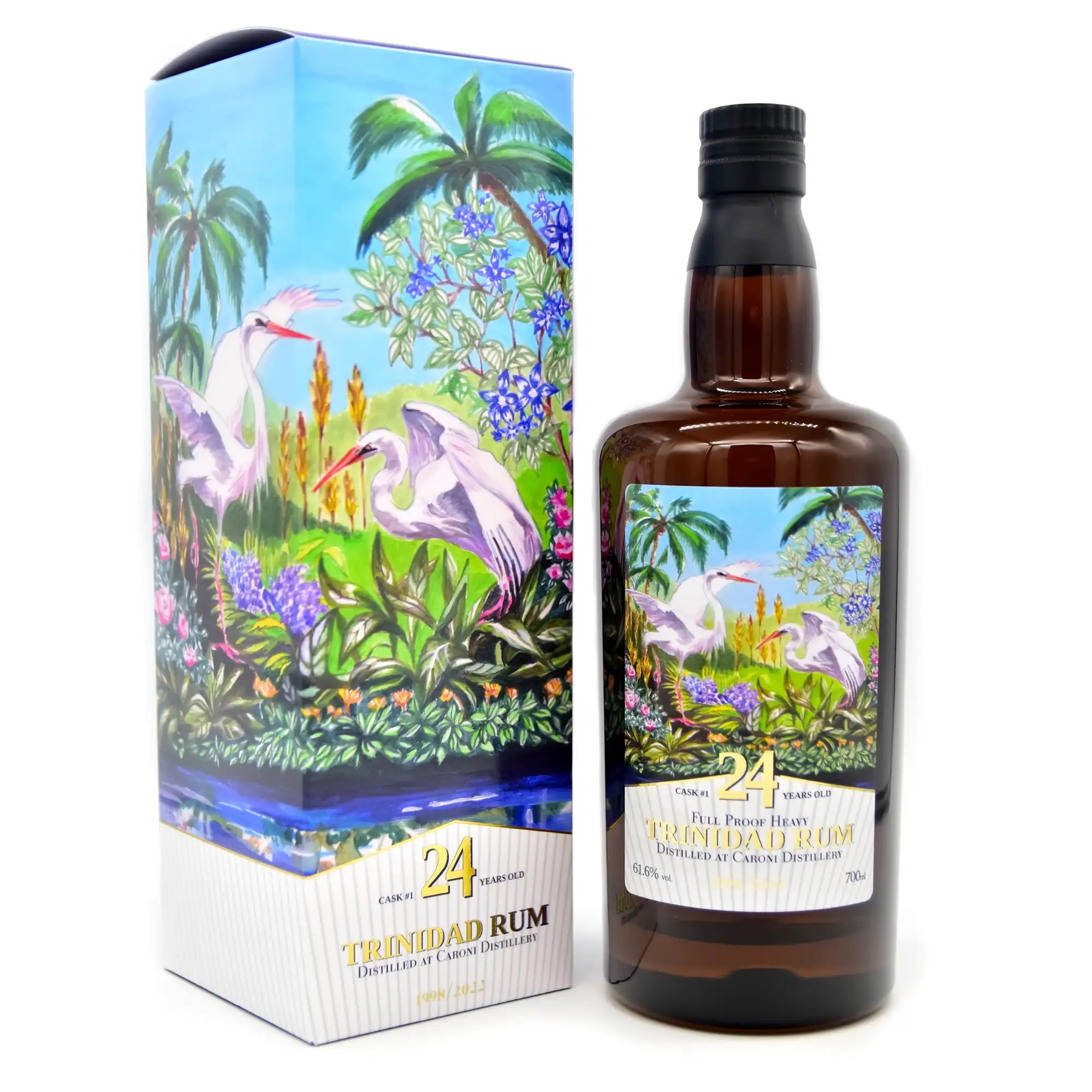 Bottle of Distilia Caroni Lion’s Whisky (10th Anniversary Edition) Heavy Trinidad Rum 1998