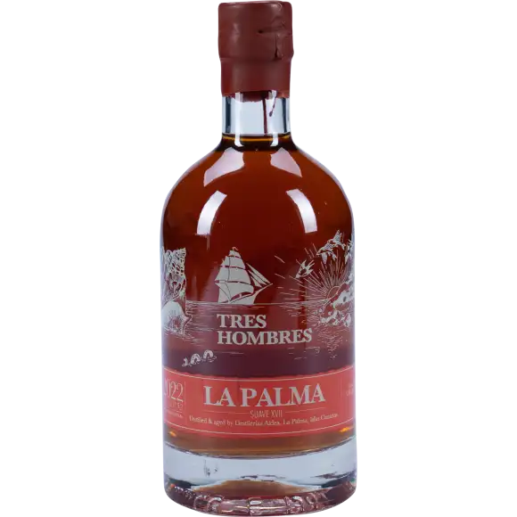Bottle of Tres Hombres Ron Aldea La Palma Suave XVII