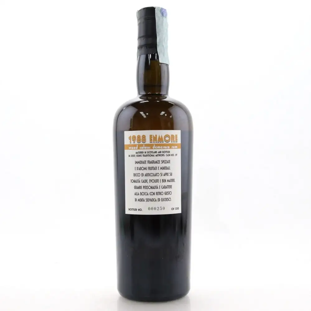 High resolution image of Samaroli Enmore Wood Colour Demerara Rum 1988