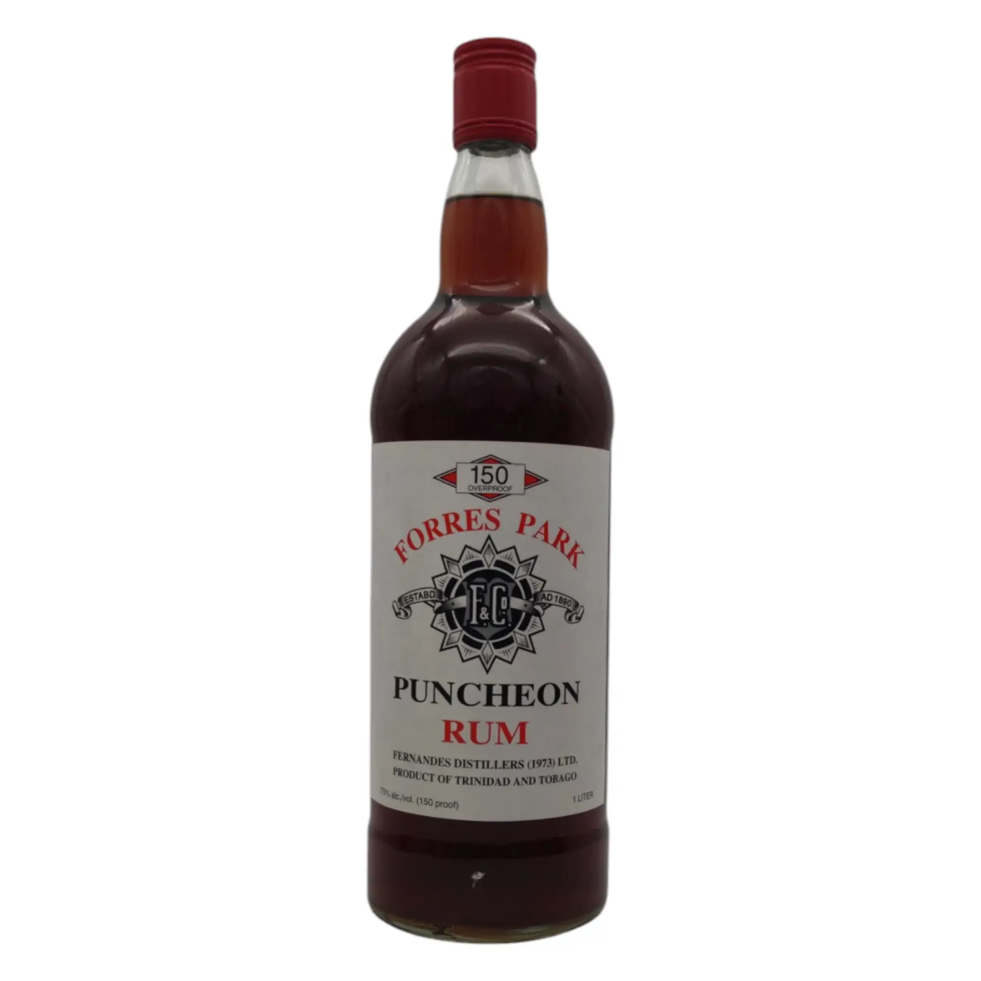 Bottle of Fernandes Forres Park Puncheon Rum