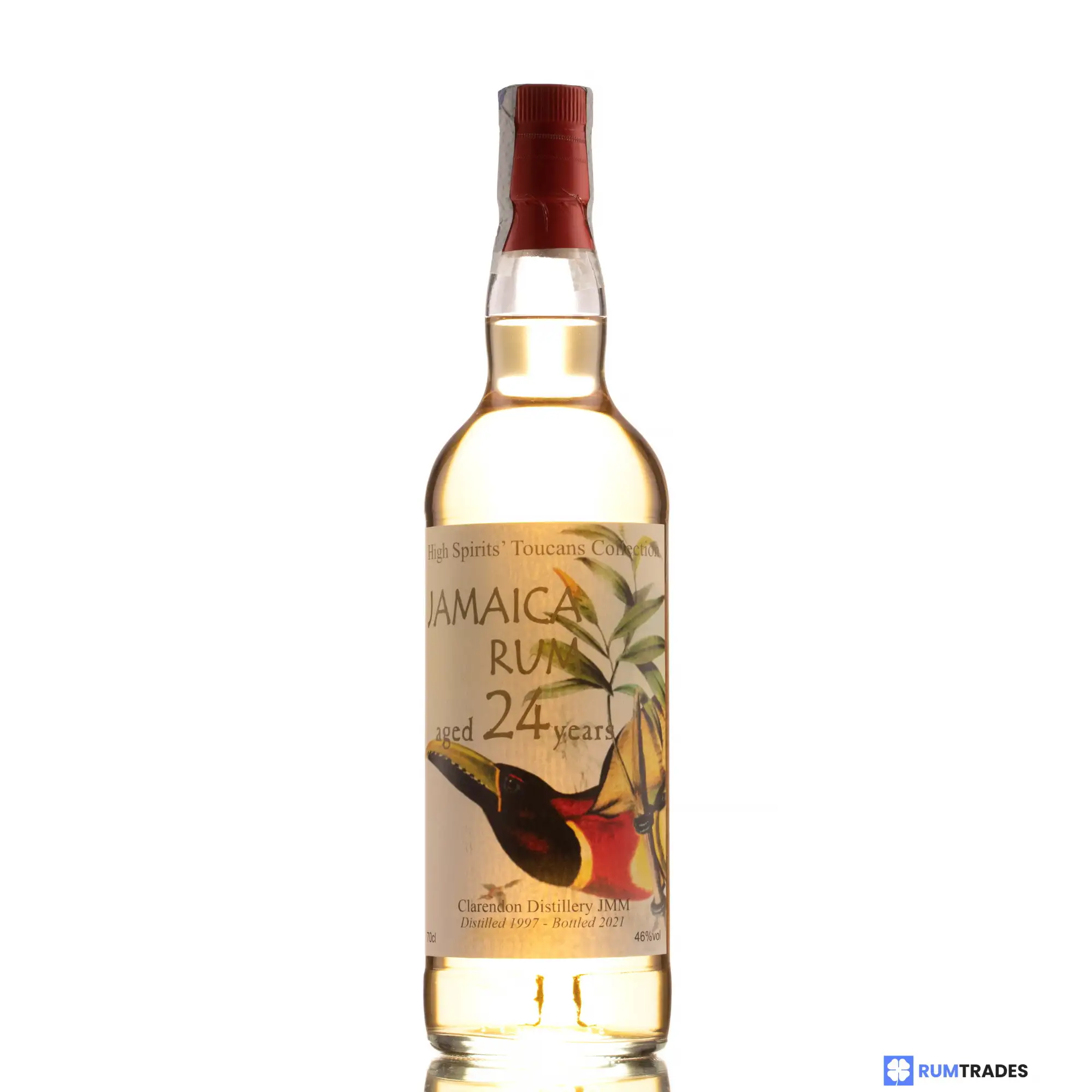 High resolution image of High Spirits Collection Clarendon Toucans Collection Jamaica Rum JMM 1997