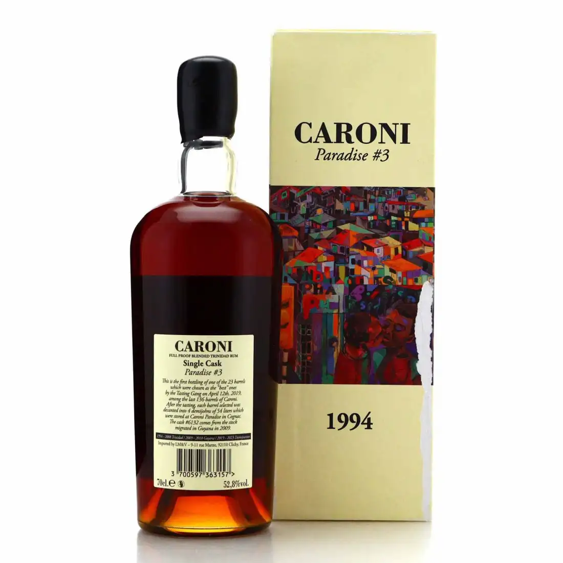 High resolution image of Velier Caroni Paradise #3 (Guyana Stock) 1994