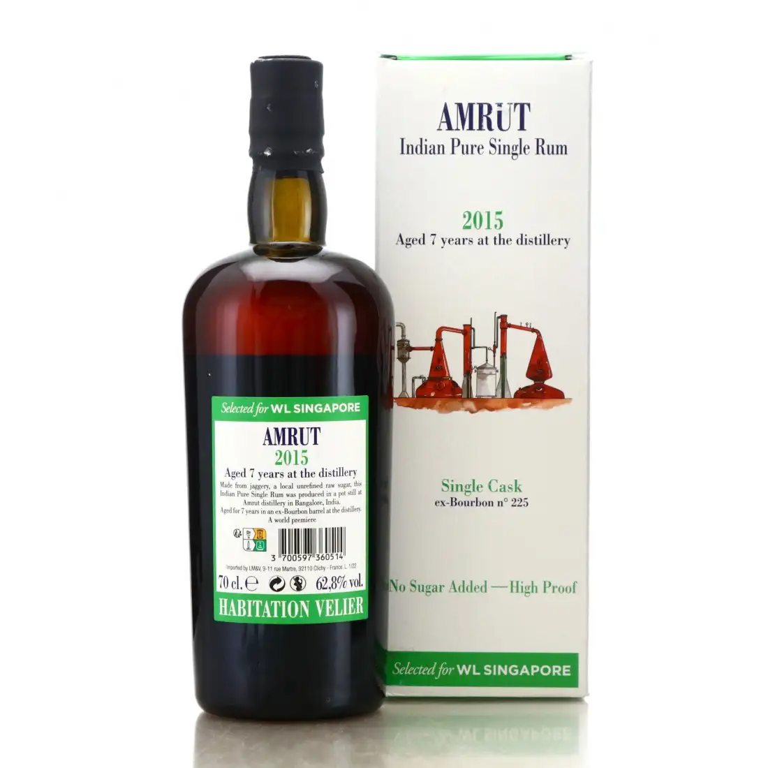 High resolution image of Habitation Velier Amrut Indian Pure Single Rum (Whisky Live Singapore) 2015