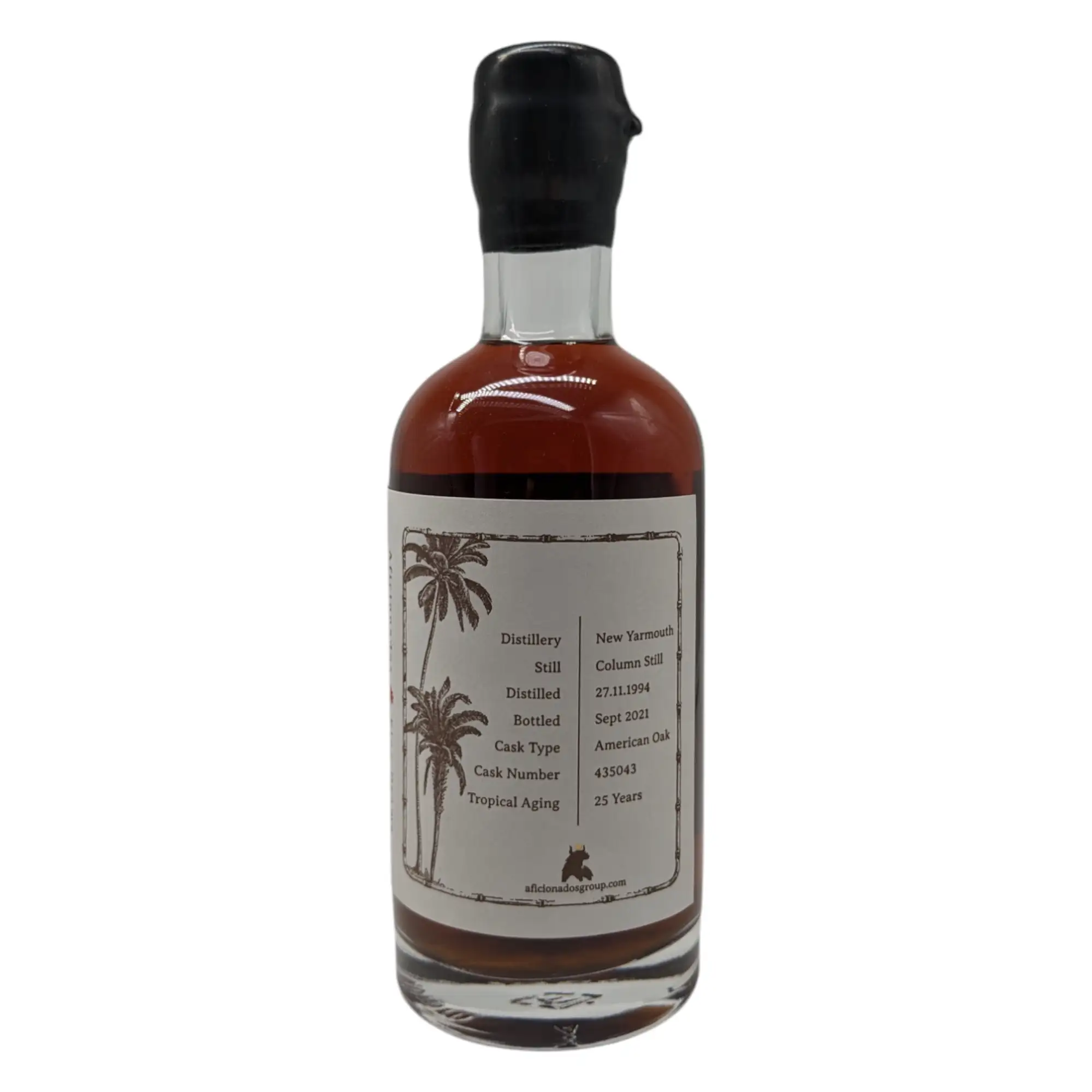 High resolution image of Fine Drams New Yarmouth Old Jamaican Rum (Aficionados) NYE 1994