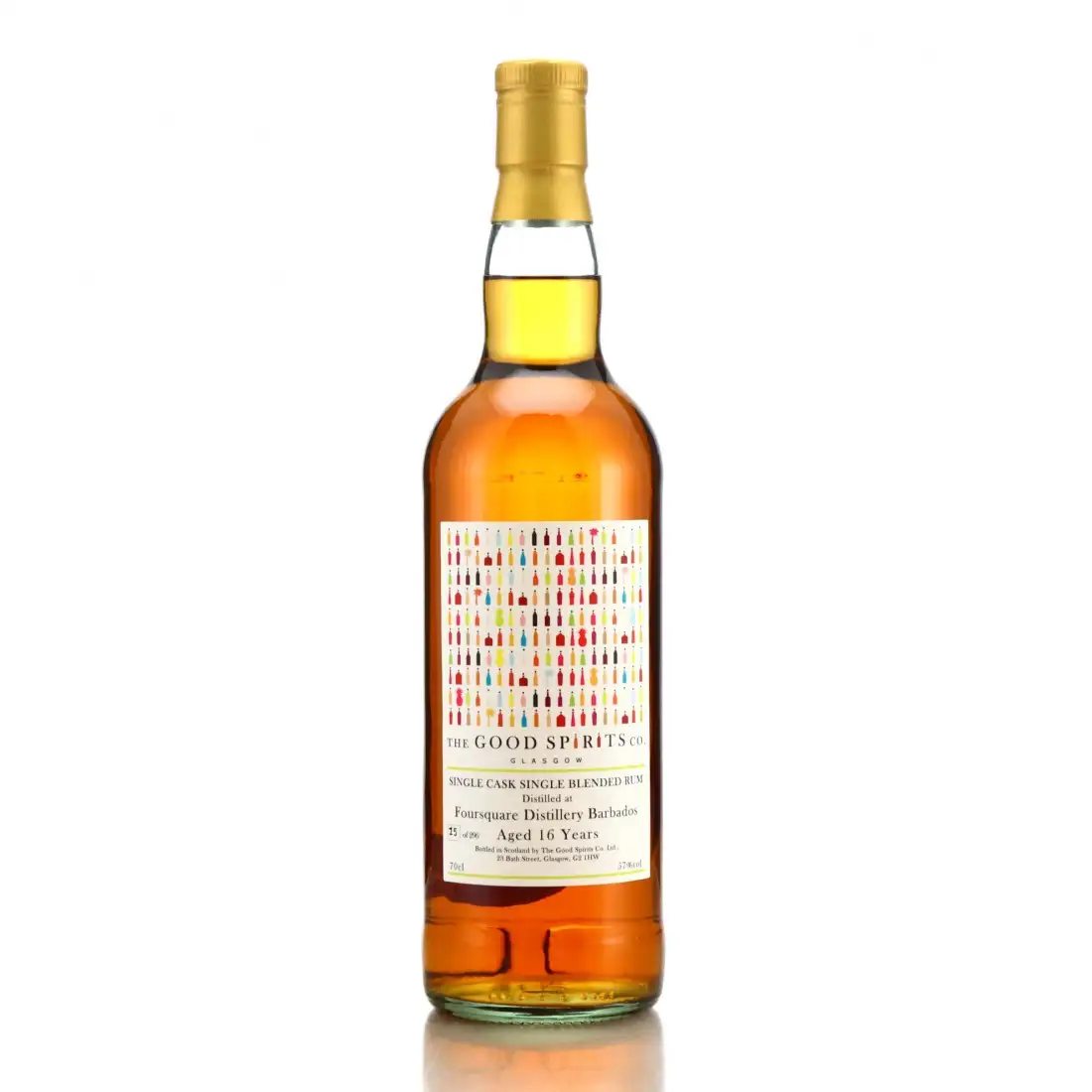 Bottle of Good Spirits Foursquare Single Cask Single Blended Rum