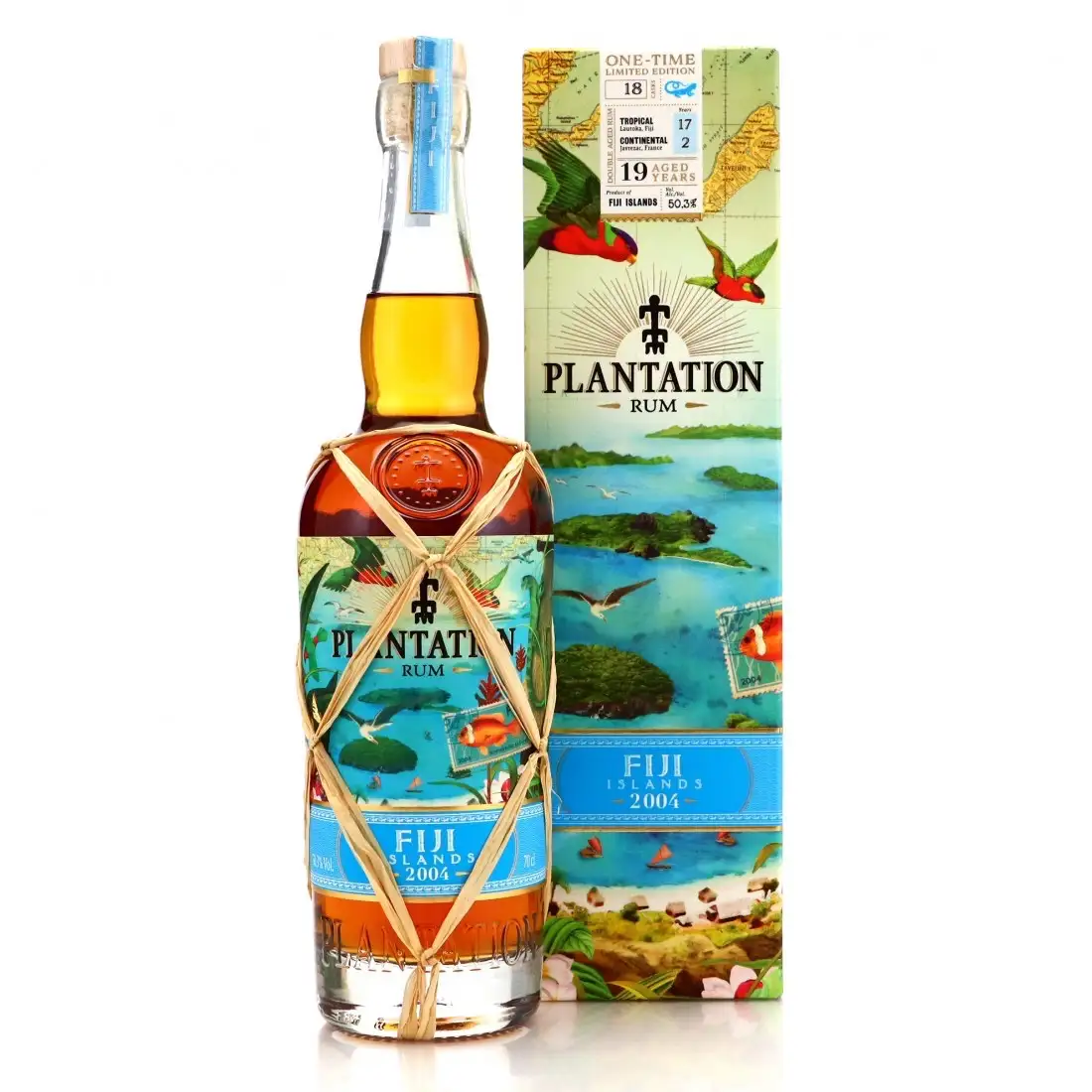 Bottle of South Pacific Plantation Fiji One-Time 2004