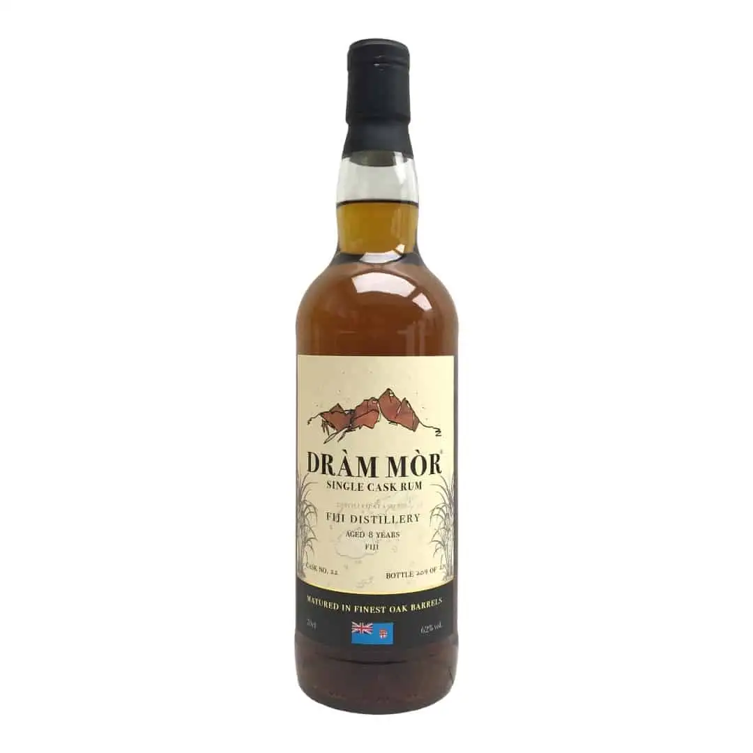 Bottle of Dràm Mòr Single Cask Rum 2014