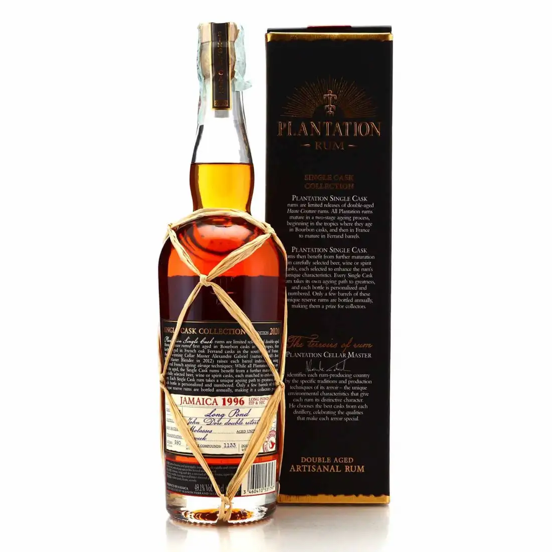 High resolution image of Long Pond Plantation Jamaica Finish Rye Whiskey (Compagnia dei Caraibi) ITP - HJC 1996