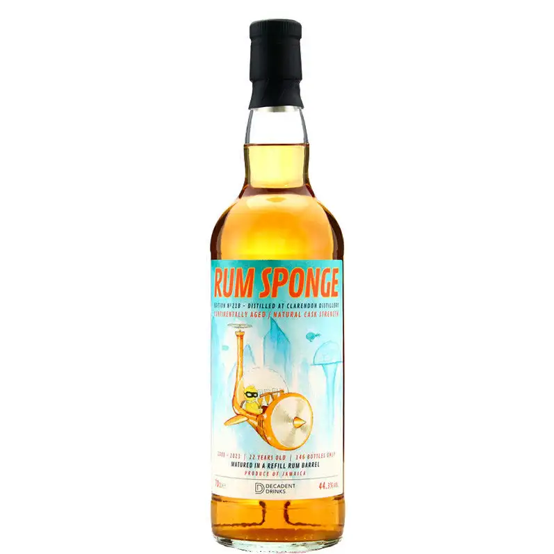 Bottle of Clarendon Rum Sponge No. 21B 2000