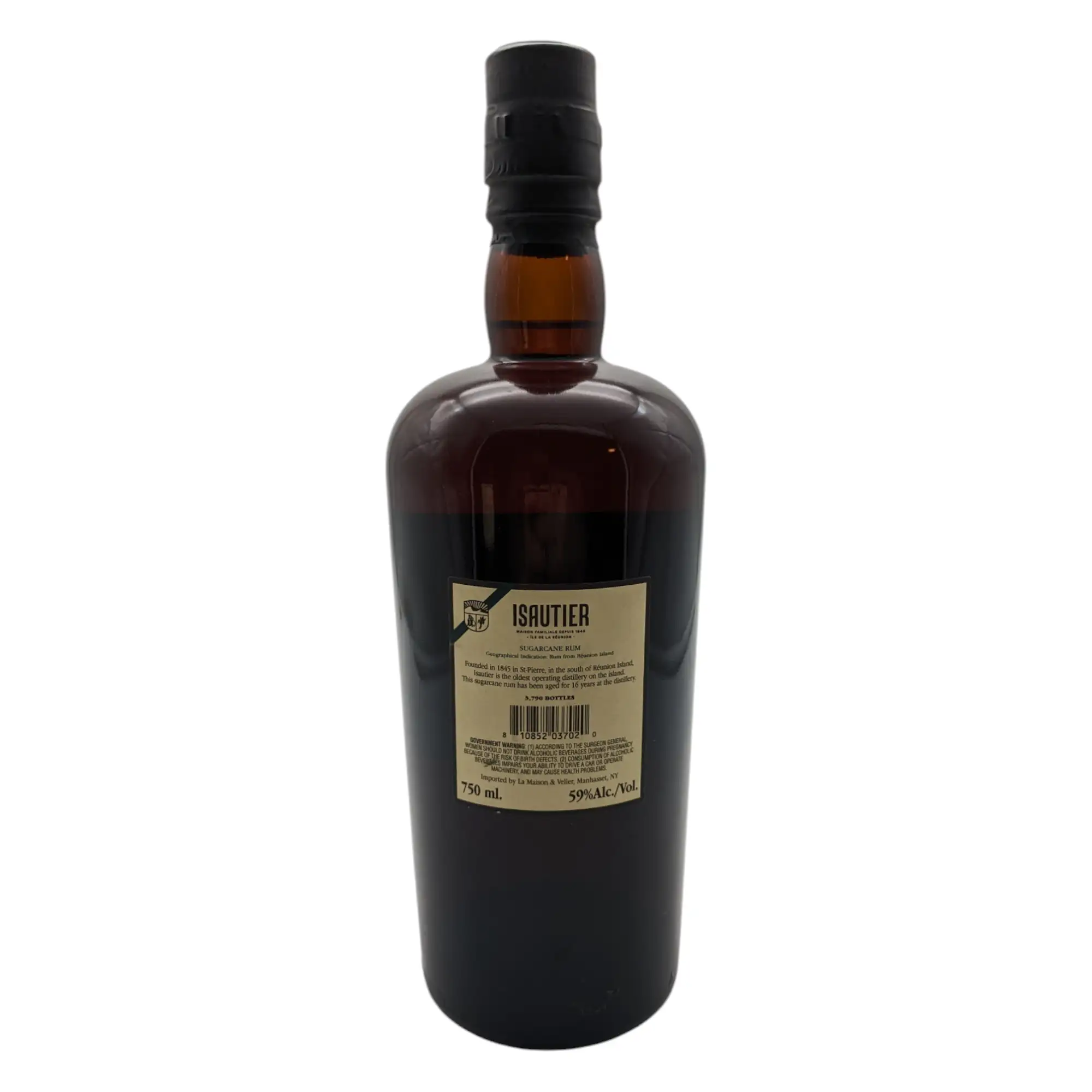 High resolution image of Velier Isautier Sugarcane Rum (Small Batch) 2006