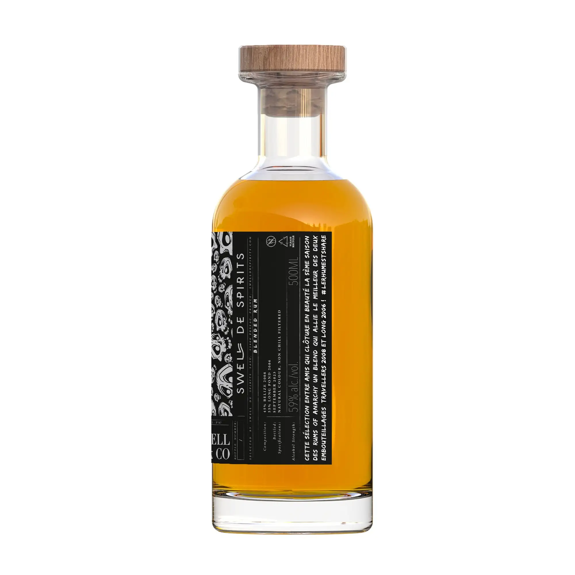 Hochauflösendes Bild von Swell de Spirits Co-Bottling Series No. 07 (Rums of Anarchy) 2023