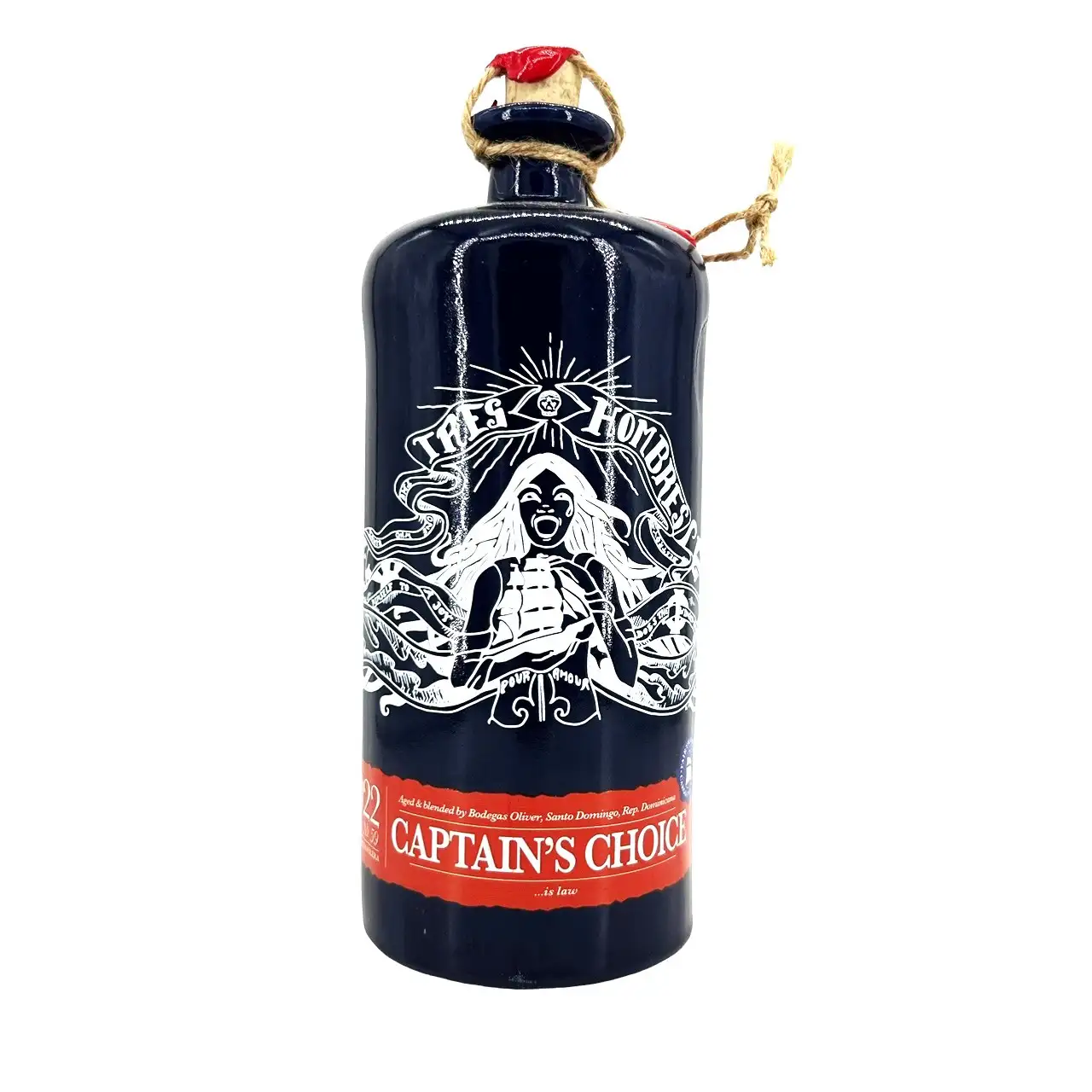 Bottle of Tres Hombres Oliver & Oliver Ed. 59 Captain‘s Choice Hispañola XXVI 2022