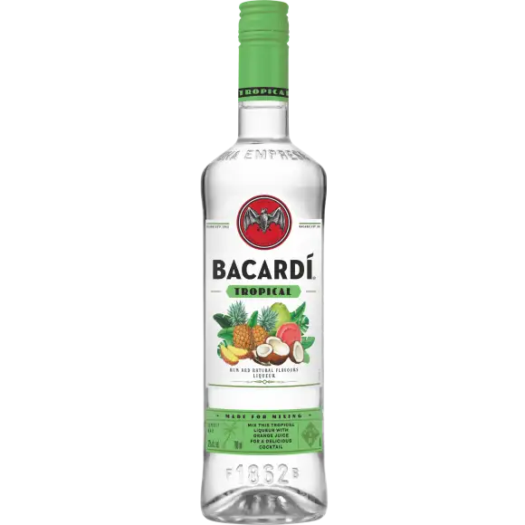Bottle of Bacardi Tropical