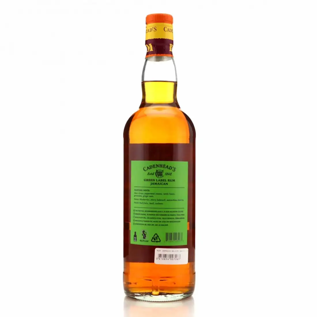 High resolution image of Cadenhead‘s Clarendon Green Label Jamaican Rum 2005