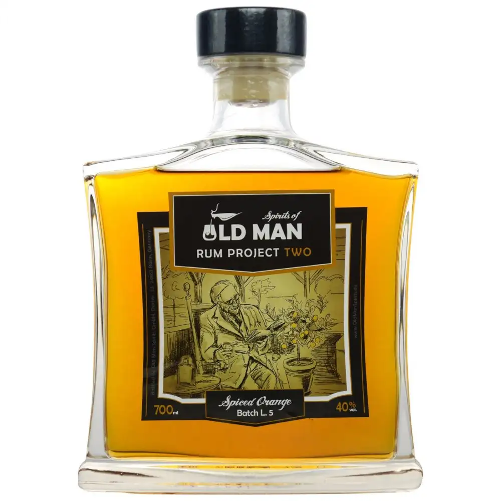 Bottle of Spirits of Old Man Rum Project Two Spiced Orange