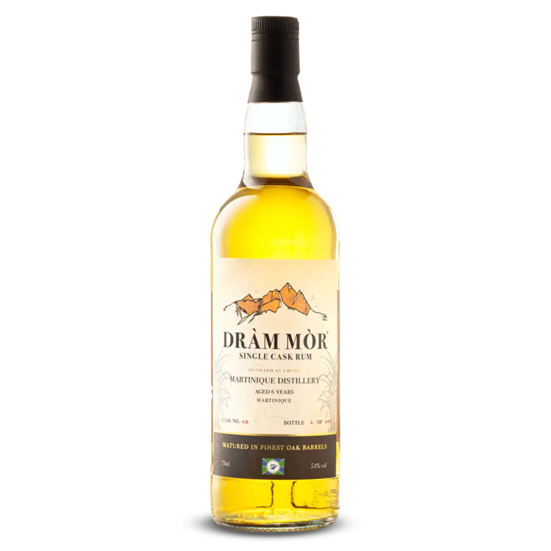 Bottle of Dràm Mòr Secret Martinique Distillery MMLF