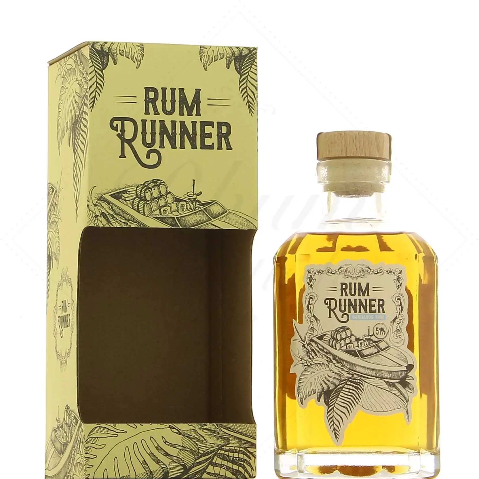 Bottle of Rum Runner Barbados Rum
