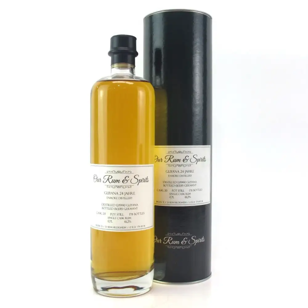 Bottle of Our Rum & Spirits Enmore MEV 1990