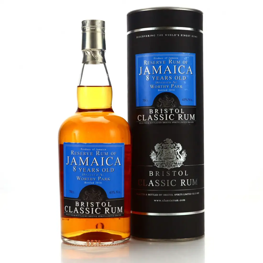 High resolution image of Bristol Worthy Park Reserve Rum of Jamaica 2008