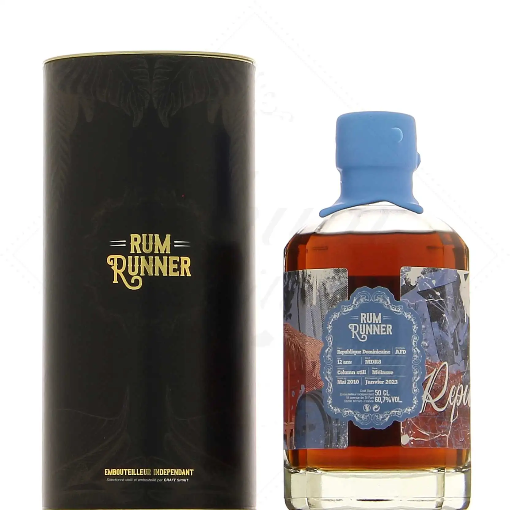 Bottle of Rum Runner A.F.D. Dominican Republic 2010