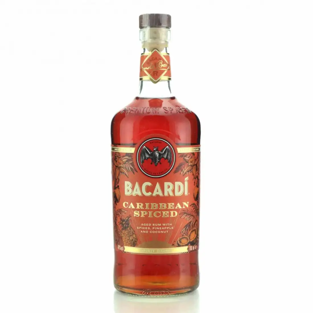 Bottle of Bacardi Caribbean Spiced