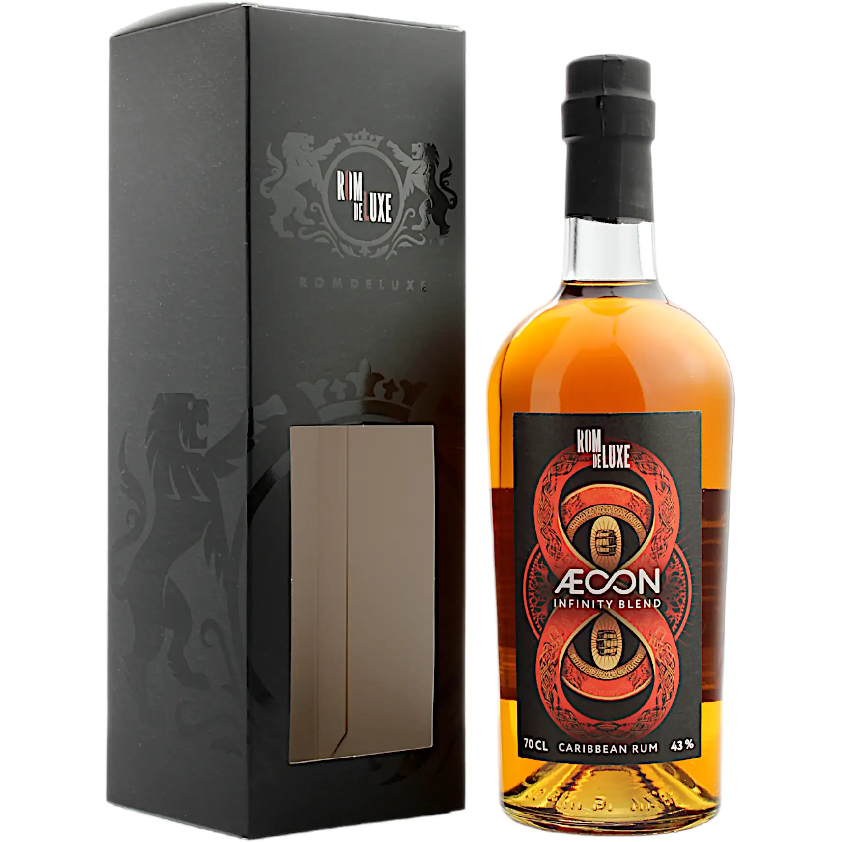 Bottle of Romdeluxe Collectors Series Æon Infinity Blended (Caribbean Rum)