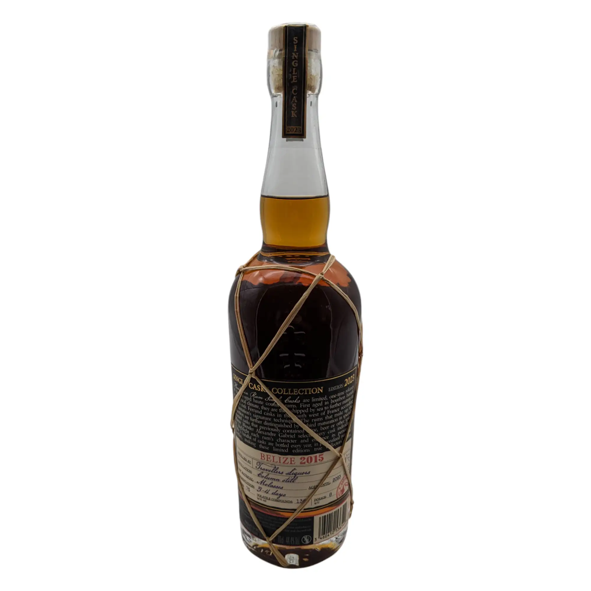 Bottle of Travellers Plantation Belize 2015 Cherry Liquer Cask