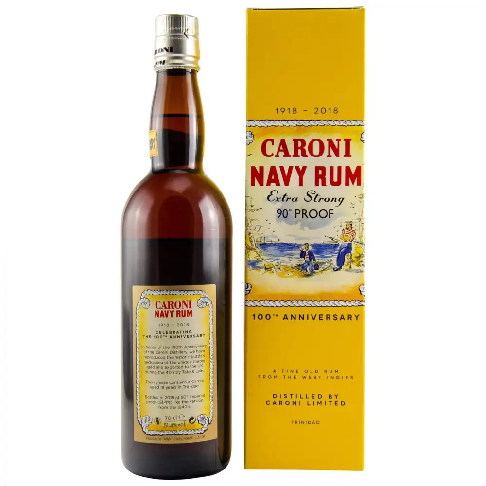 High resolution image of La Maison &amp; Velier Caroni Navy Rum 100th Anniversary „Replica“ HTR 2000