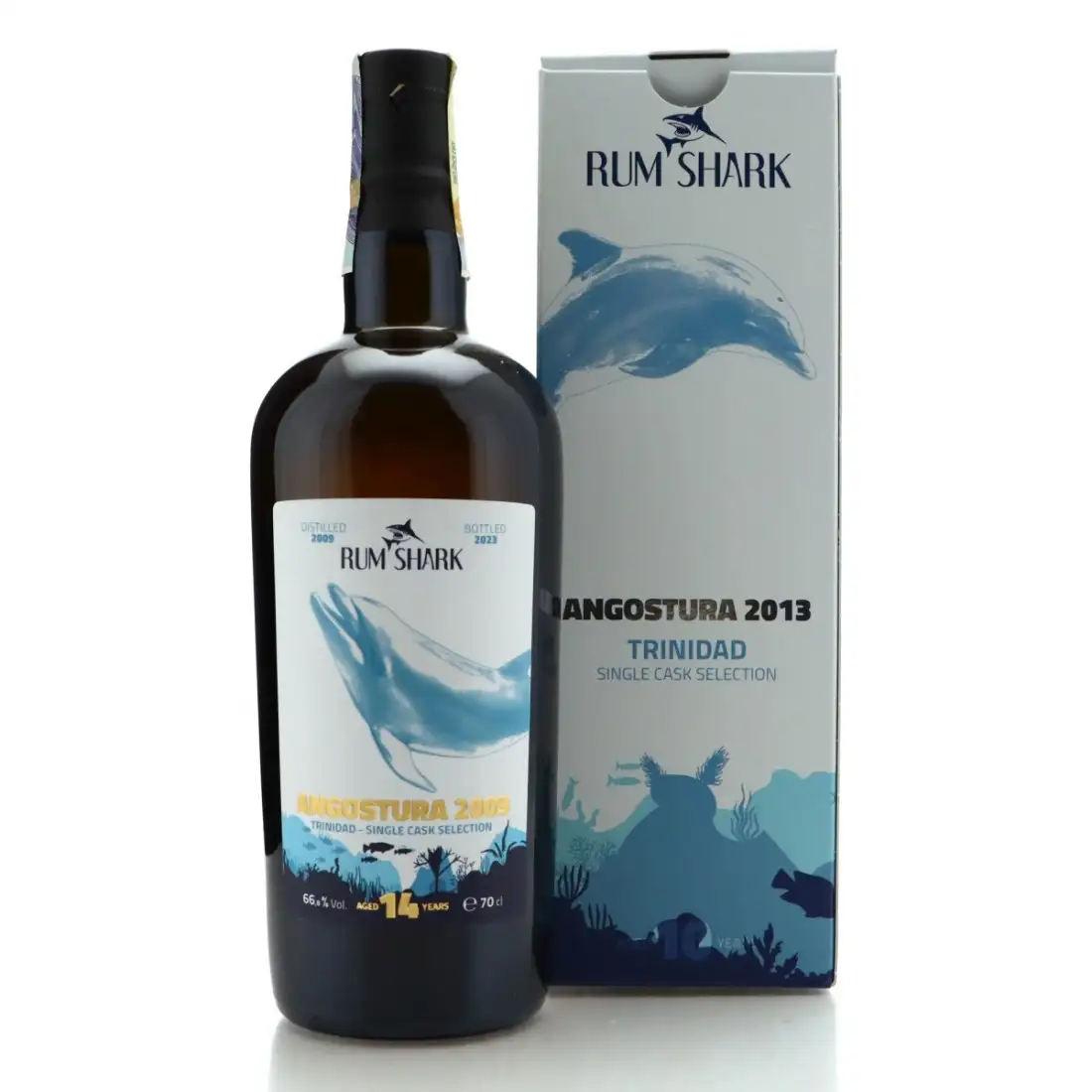 Bottle of Rum Shark T.D.L Angostura Single Cask Selection 2009
