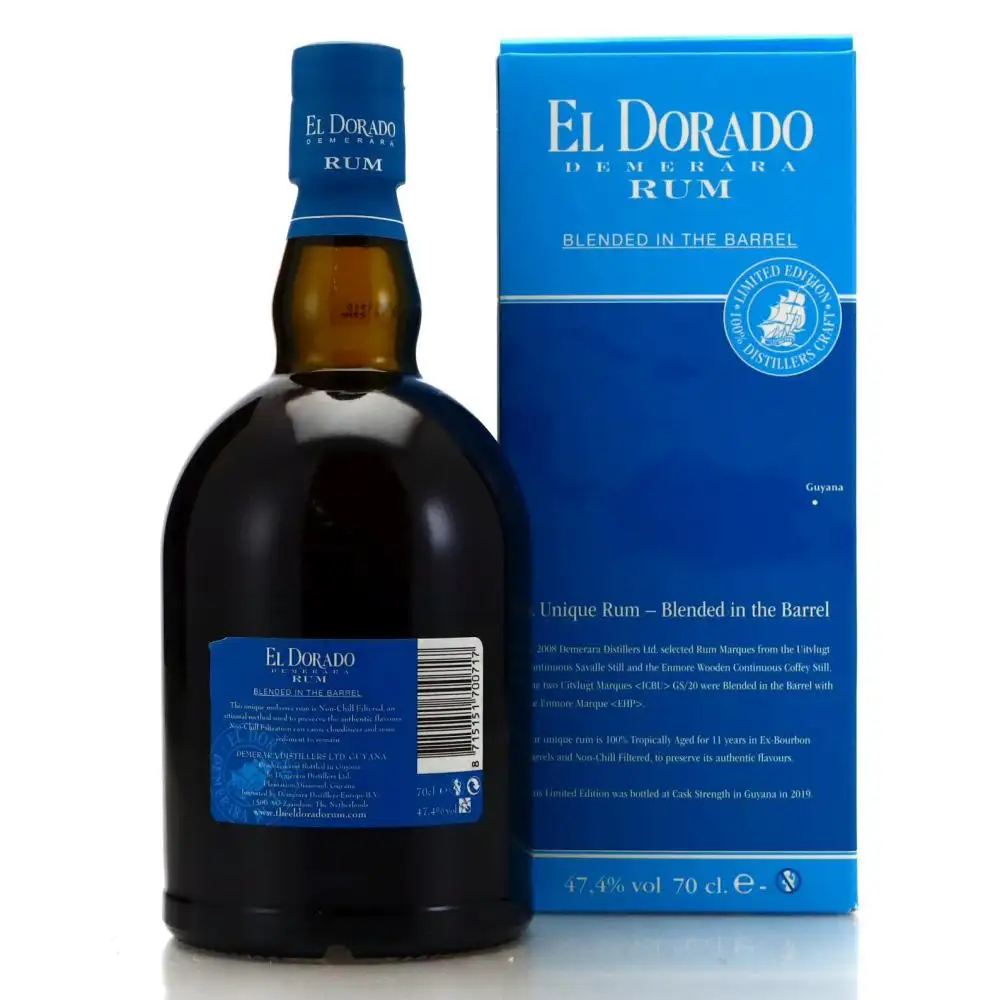 High resolution image of Uitvlugt &amp; Enmore El Dorado Blended In The Barrel ICBU &amp; EHP 2008