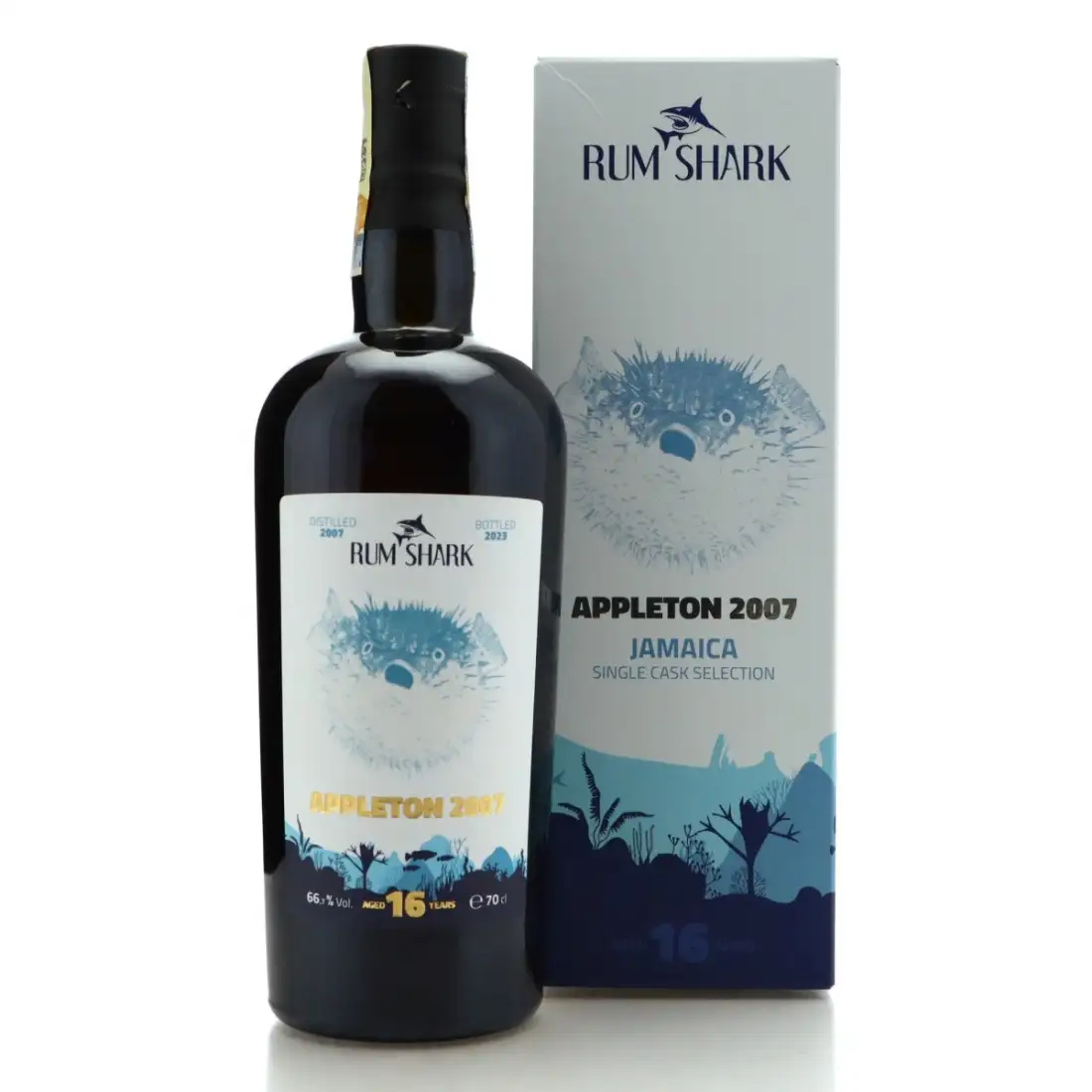 Bottle of Rum Shark Appleton Jamaica Single Cask Selection 2007